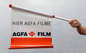 Agfa Ausstellfahne Agfa Filme