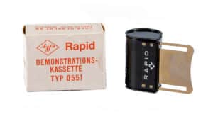 Demonstrationskassette Typ 0551 (Agfa Rapid-Patrone)