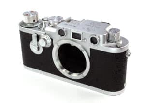 Leitz Leica IIIf (1954) mit Vorlaufwerk