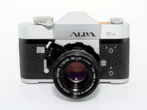 Alpa 10 d mit Kern-Macro-Switar AR 1:1,9/50 mm for Alpa