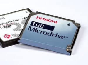 Digitale Speicherkarte CompactFlash-II-Microdrive