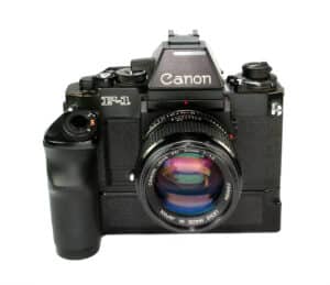 Canon F-1 NEW (mit Sucher AE FN und AE Winder FN)