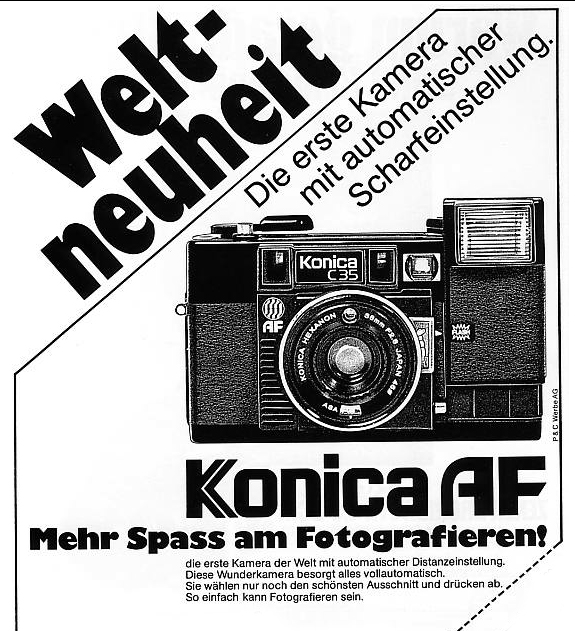 1978 konica c 35 af werbung
