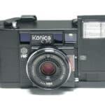 Konica C 35 AF (erste Autofokuskamera)