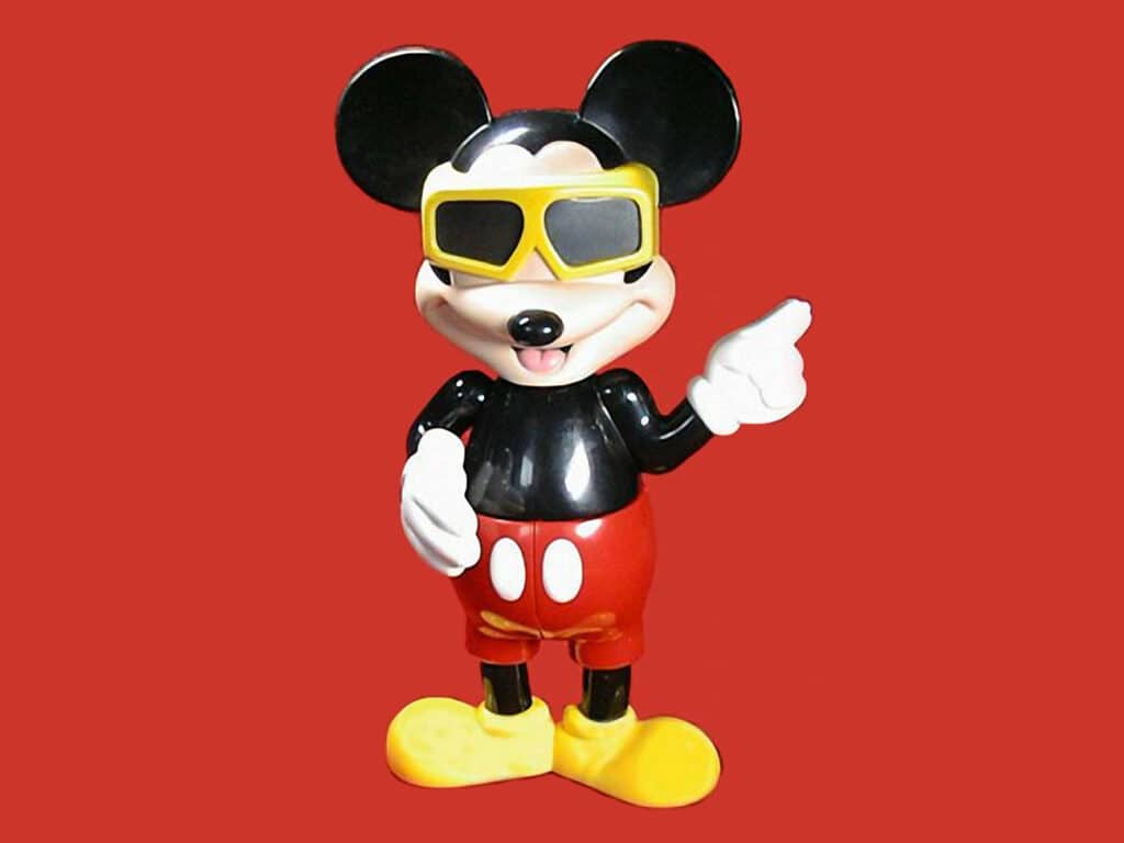 Mickey Mouse als Stereo Viewer