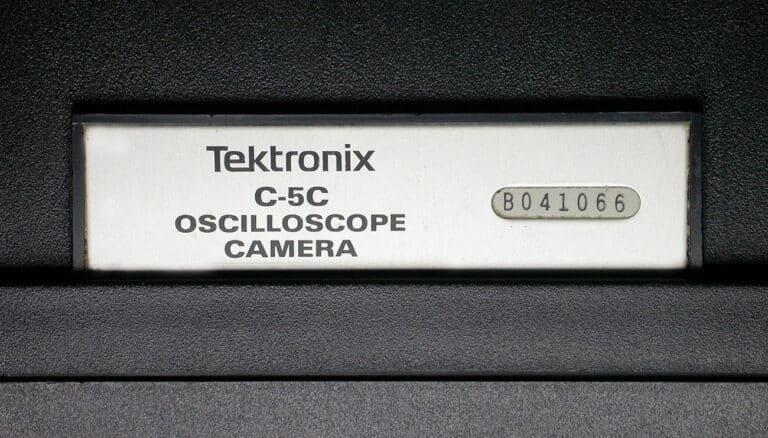 tektronix c 5c typenschild