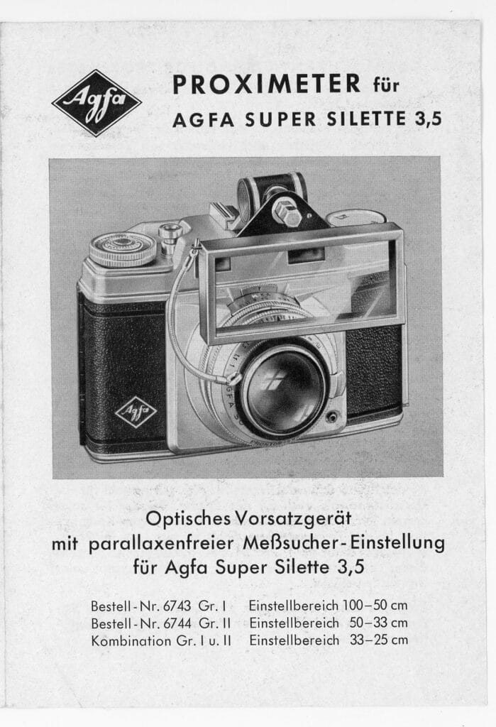 Agfa Proximeter für Silette