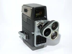 Bell & Howell Electric Eye 8 mm Camera 3-Lens Turret Model