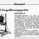 Leitz Vergrößerungsgerät Valoy II