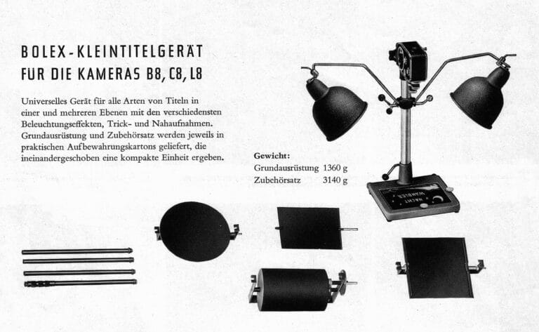 Bolex-Kleintitelgerät