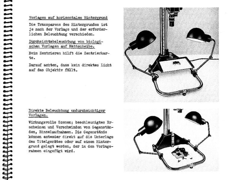 Paillard-Bolex Titelgerät