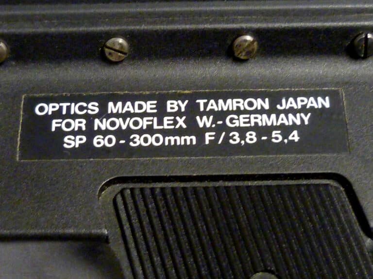 Novoflex-Tamron 3,8-5,4/60-300 mm