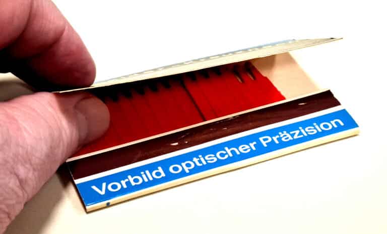 Schneider-Kreuznach Streichhölzer