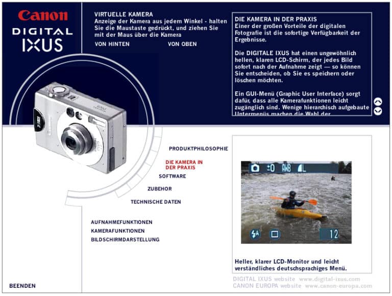 Canon Digital IXUS - CD-ROM