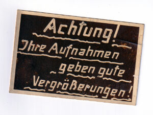 Werbung "Gute Vergrößerungen"