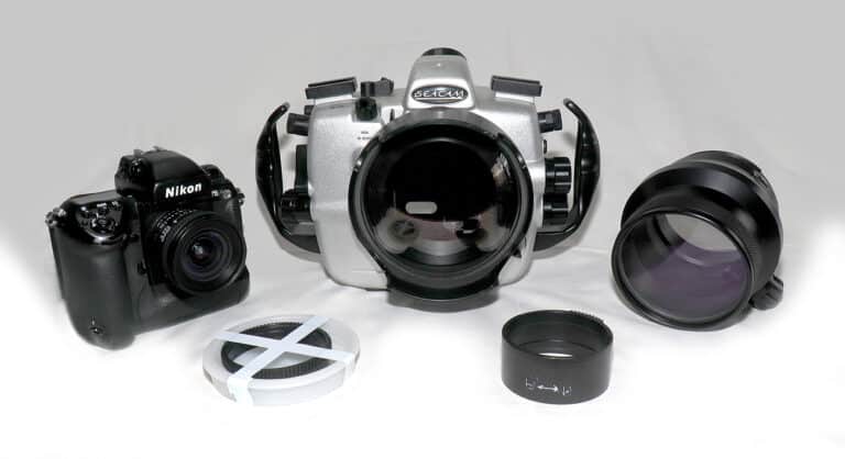SEACAM Profi Silver Unterwassergehäuse für Nikon F 5