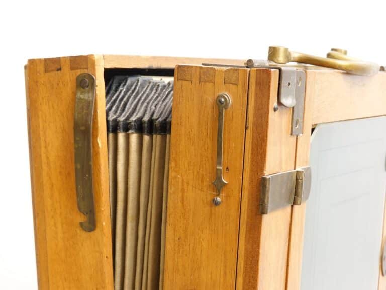 Reisekamera mit Hugo Meyer & Co. - Goerlitz Portrait-Trioplan