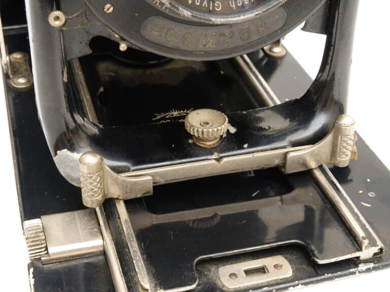 Busch Plattenkamera (10 x 15 cm) mit Busch Glyptar