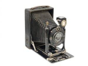 Busch Plattenkamera (10 x 15 cm) mit Busch Glyptar