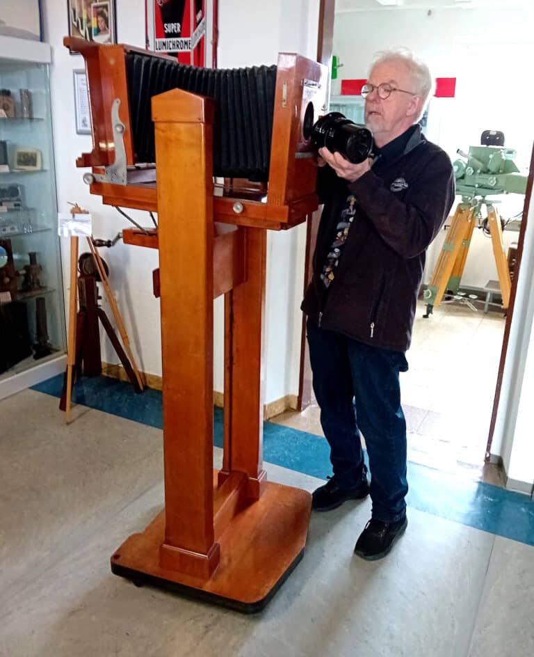 Brückner Atelierkamera mit Gabelstativ