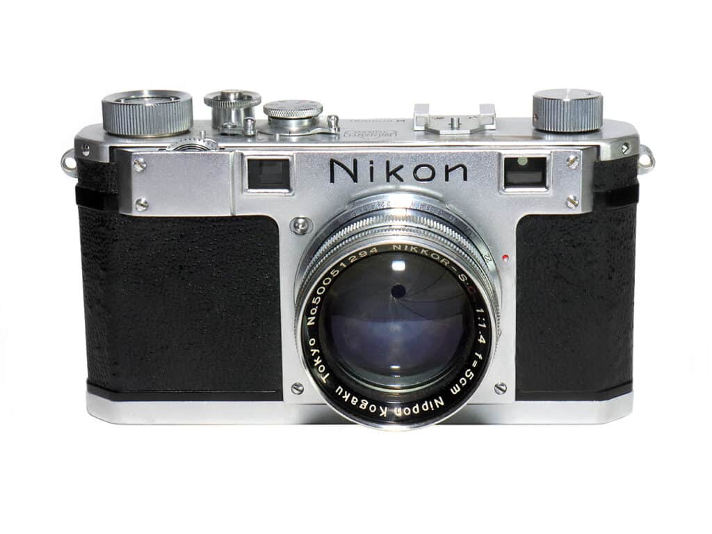 Nikon M (609890) mit Nikkor-S.C 1:1,4/5 cm
