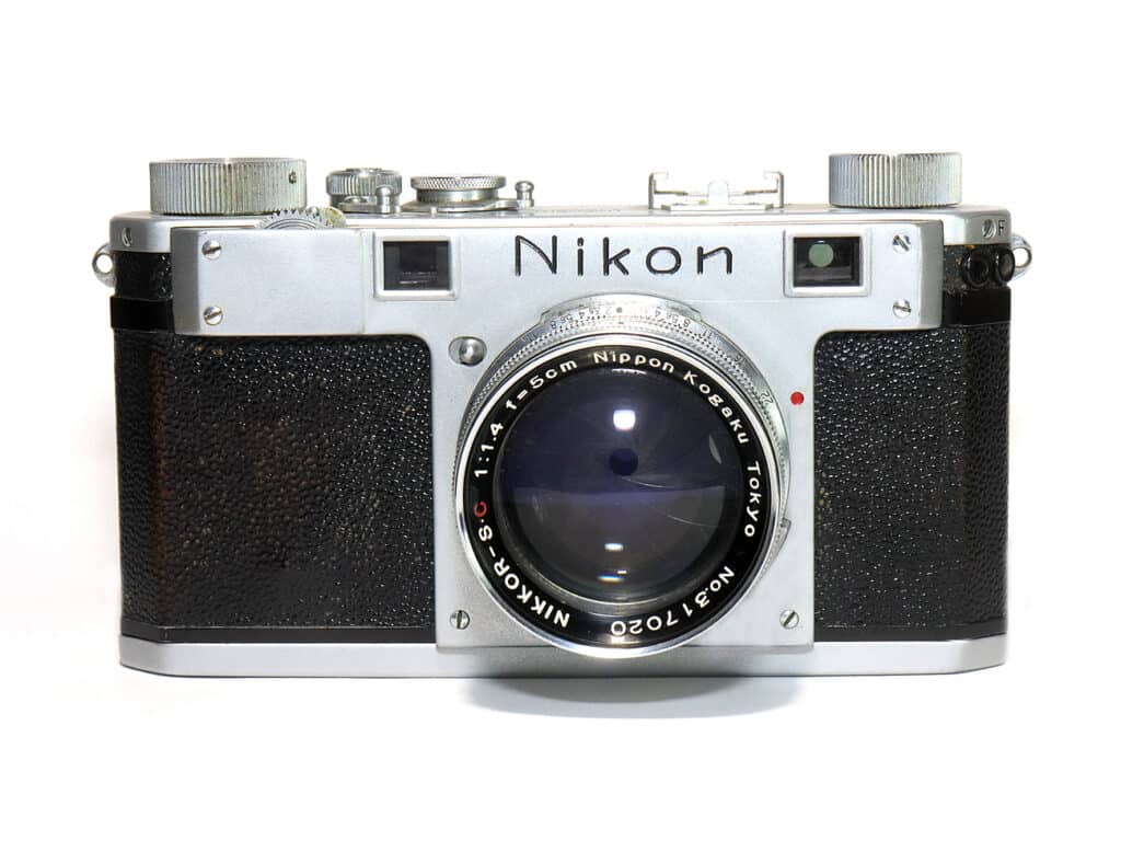 Nikon MS (6092869) mit Nikkor-S.C 1:1,4/5 cm
