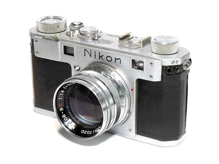 Nikon MS (6092869) mit Nikkor-S.C 1:1,4/5 cm