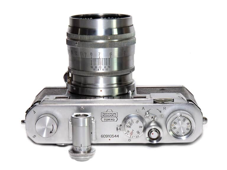 Nikon S (60910544) mit Nikkor-P.C 1:2,0/85 mm