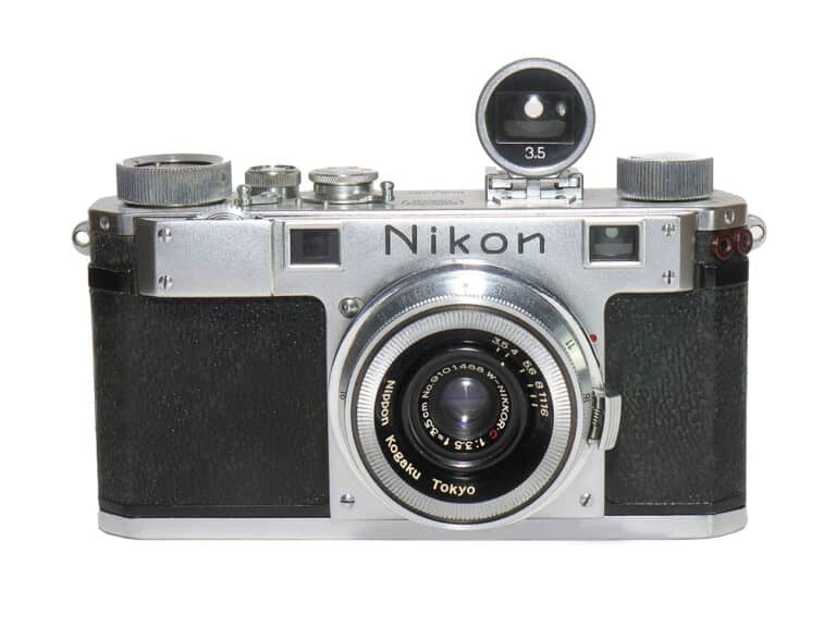 Nikon S (6094481) mit W-Nikkor.C 1:3,5/35 mm