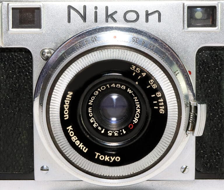 Nikon S (6094481) mit W-Nikkor.C 1:3,5/35 mm