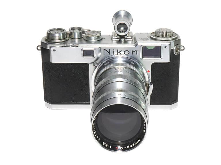 Nikon S 2 (614 1184) mit Nikkor-P.C 1:3,5/13,5 cm