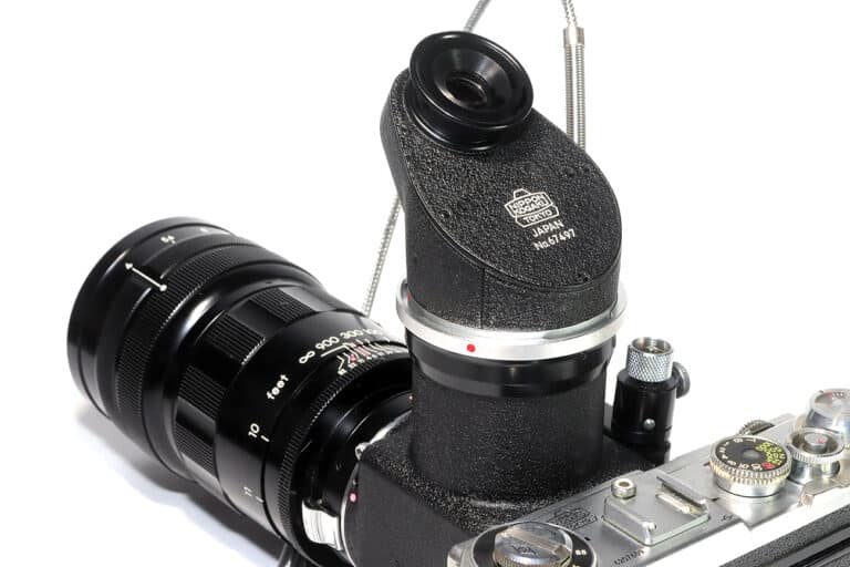 Nikon SP mit Reflex Housing und Nikkor-Q 1:4/25 cm