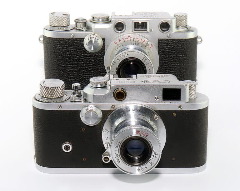Shanghai 58-II und Leica IIIf