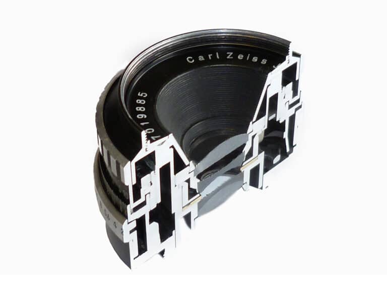 Zeiss Normalobjektiv im Schnitt