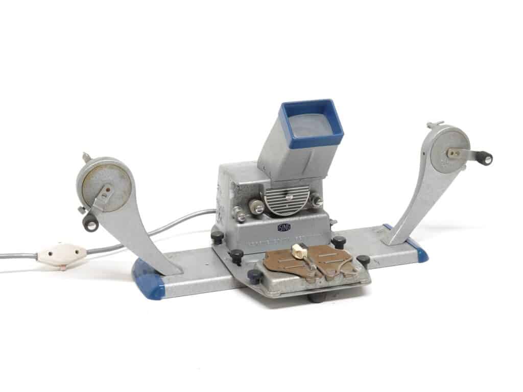 Ising Filmbetrachter 8 mm mit Filmklebepresse