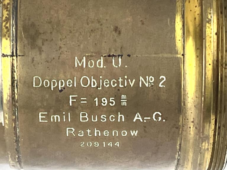 Emil Busch Doppel Objectiv No. 2 Mod. U