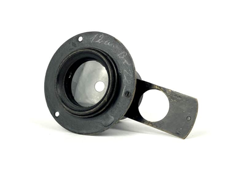 Messingobjektiv mit Steckblende 120 mm