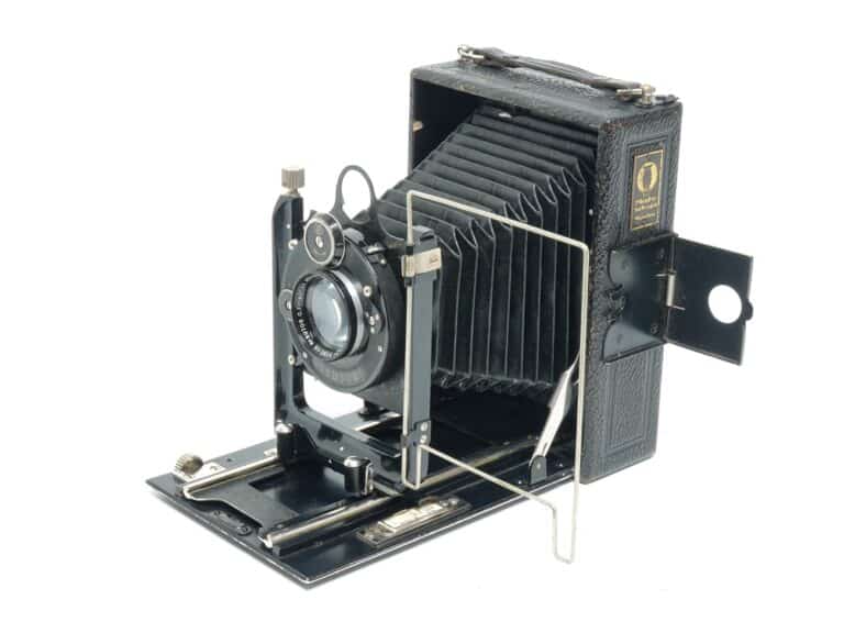 Photo-Schaja Plattenkamera (9 x 12) mit Friedrich Doppelanastigmat Coronar