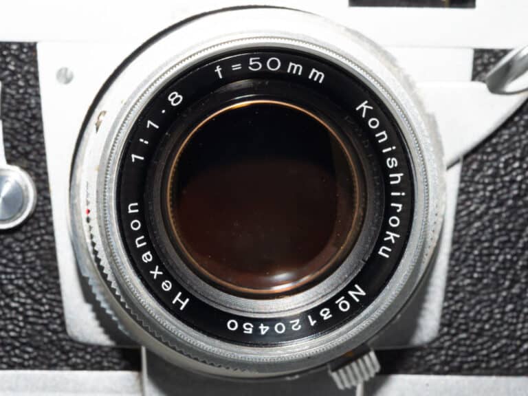 Konica III A Objektiv