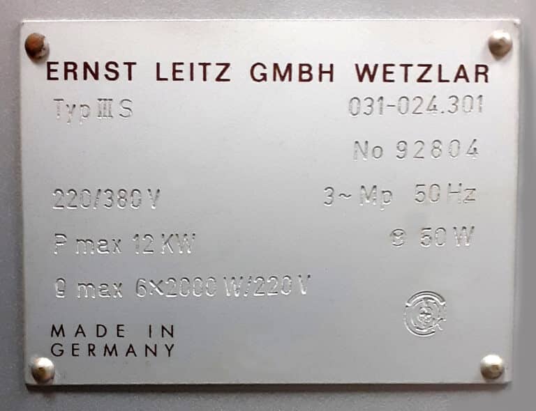 Leitz Epidiaskop III S mit EPIS 1:3,5/1000 mm